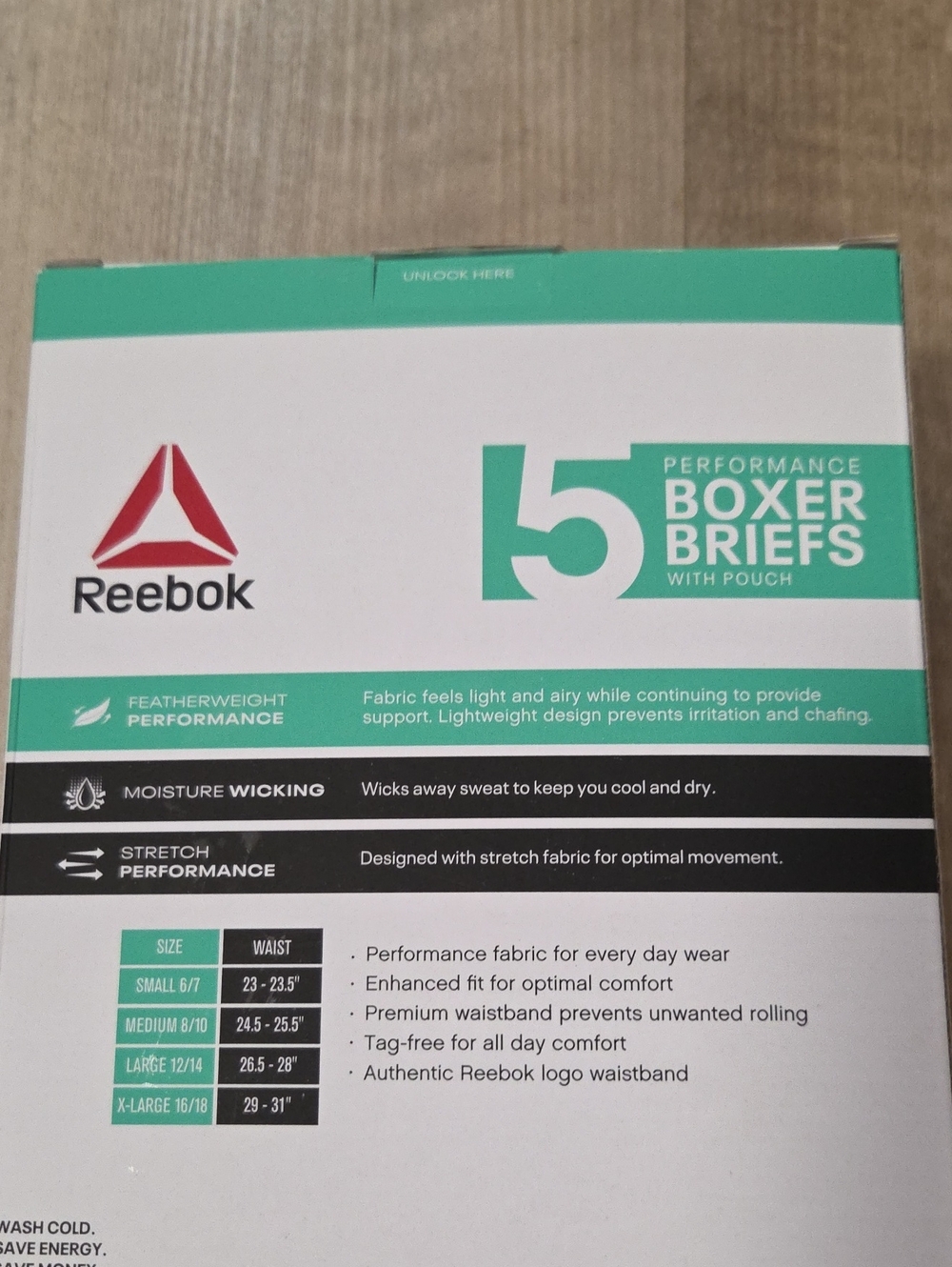 Reebok Boys Boxer Briefs..XL - Picture 3 of 5